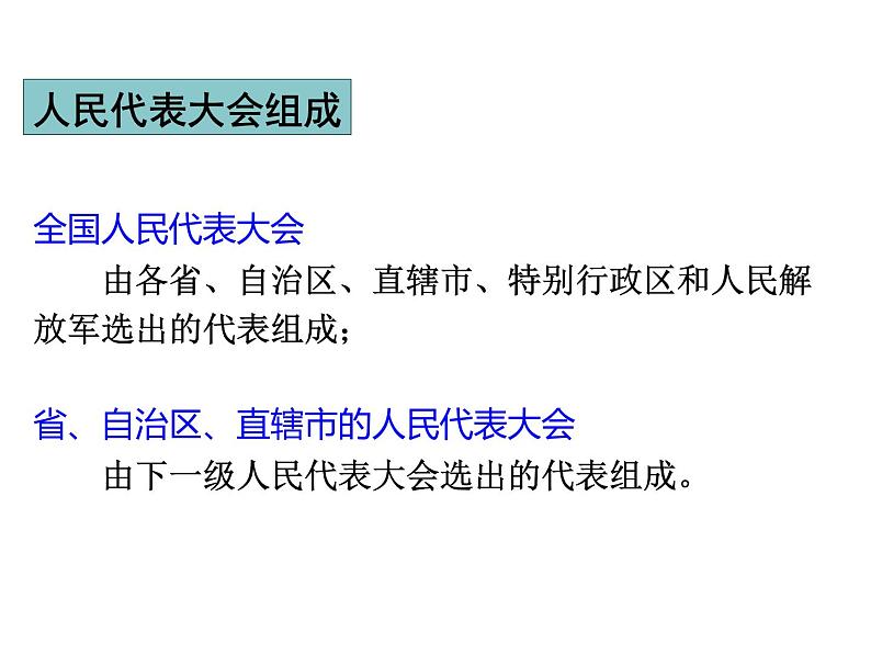 部编版八年级道德与法治下册--6.1国家权力机关（课件）07