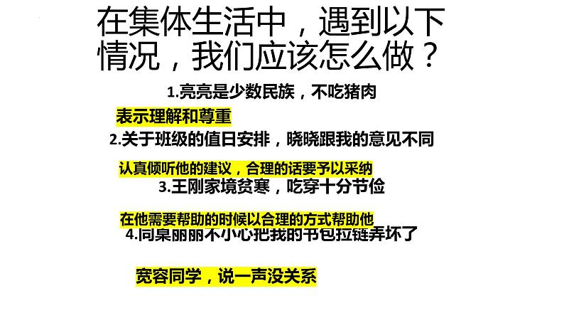 2023年部编版道德与法治七年级下册6.2 集体生活成就我 课件第8页