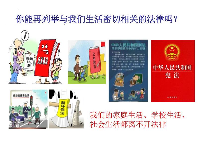 2023年部编版道德与法治七年级下册9.1 生活需要法律 课件第7页