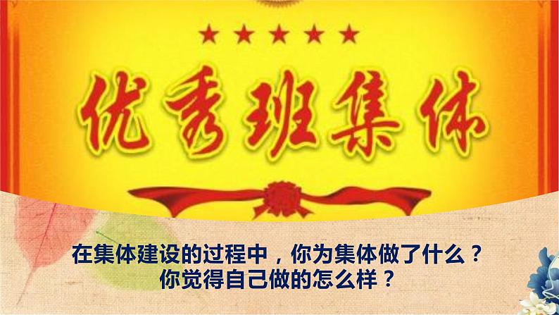 部编版道德与法治七年级下册 8.2我与集体共成长 课件01