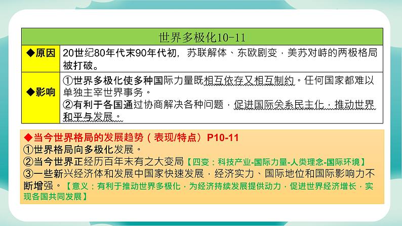 九下期末总复习（知识梳理）——2022-2023学年部编版道德与法治九年级下册单元综合复习08