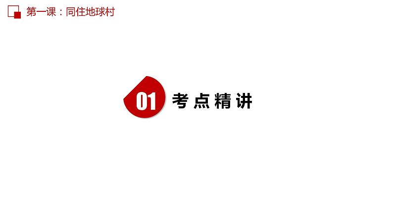 九年级下册第一单元 我们共同的世界 课件-2023年中考道德与法治一轮教材考点复习04