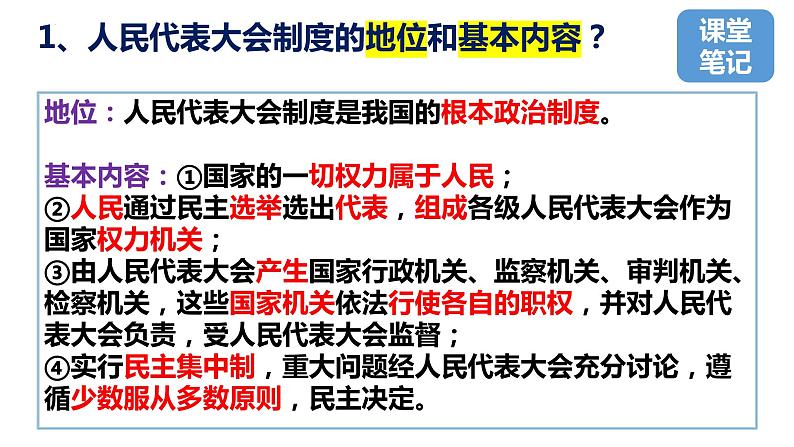 5.1 根本政治制度 课件-2022-2023学年部编版道德与法治八年级下册 (1)第7页