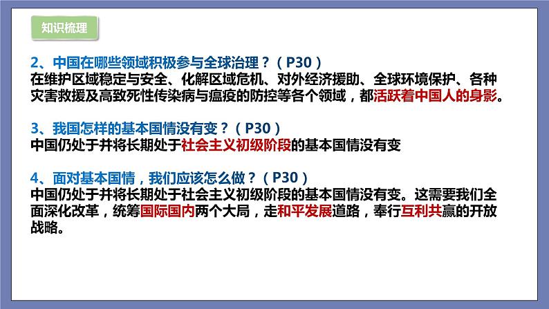 第二单元 世界舞台上的中国（知识梳理）——2022-2023学年部编版道德与法治九年级下册单元综合复习课件PPT05