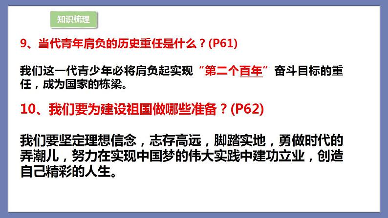 第三单元 走向未来的少年（知识梳理）——2022-2023学年部编版道德与法治九年级下册单元综合复习课件PPT08