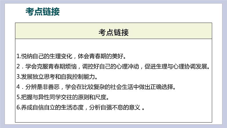 第一单元  青春时光（精讲课件·知识梳理）——2022-2023学年部编版道德与法治七年级下册单元综合复习04