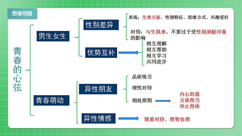 部编版7下道德与法治第一单元青春时光复习课件第5页