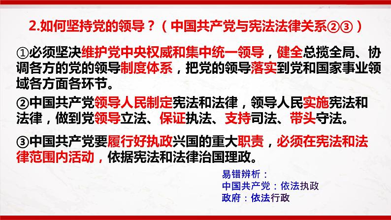 部编版8下道德与法治第一单元坚持宪法至上复习课件07