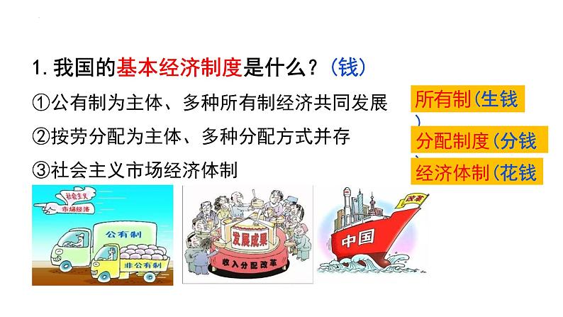 5.3 基本经济制度 课件-2022-2023学年部编版道德与法治八年级下册05