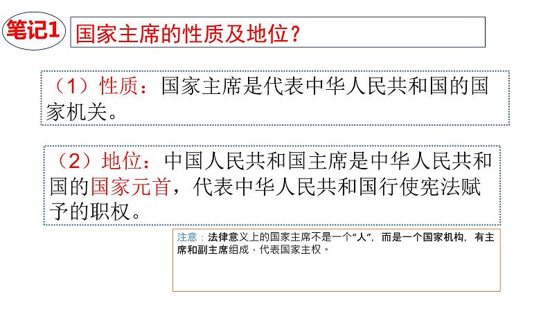 6.2 中华人民共和国主席 课件-2022-2023学年部编版道德与法治八年级下册 (2)第5页