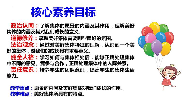 2023年部编版道德与法治七年级下册8.1 憧憬美好集体 课件03