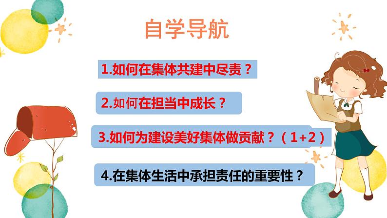 2023年部编版道德与法治七年级下册82 我与集体共成长 课件第2页