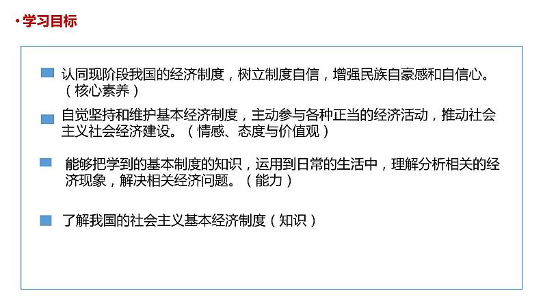 2023年部编版道德与法治八年级下册5.3 基本经济制度 课件.第2页