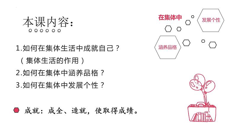 2023年部编版道德与法治七年级下册6.2 集体生活成就我 课件第3页