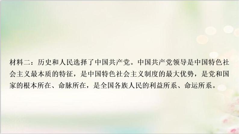 中考道德与法治复习专题一庆祝党的二十大召开教学课件07