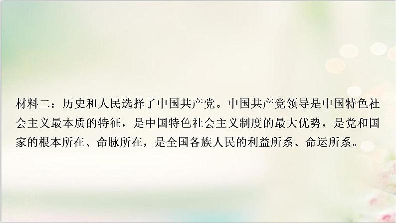 中考道德与法治复习专题一庆祝党的二十大召开教学课件第7页