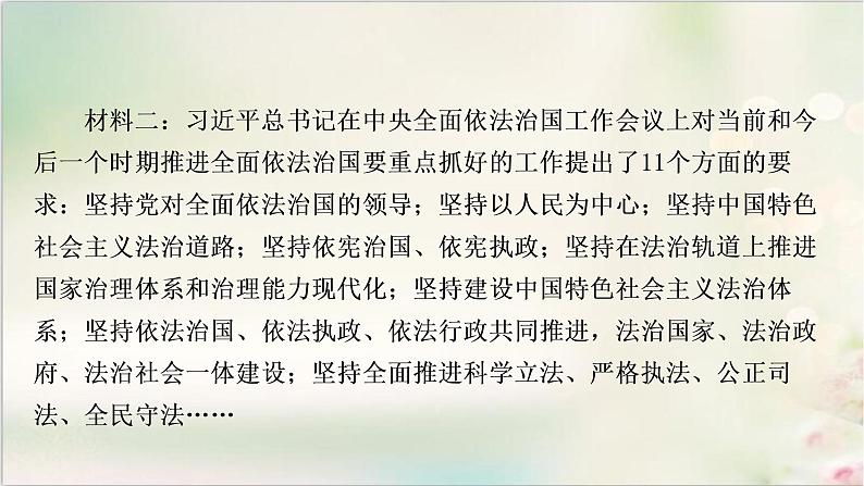 中考道德与法治复习专题五维护法律权威建设法治中国教学课件第6页