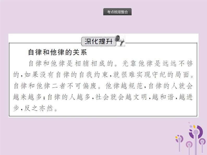 中考道德与法治一轮复习基础知识过关课件第6课时遵守社会规则 (含答案)07