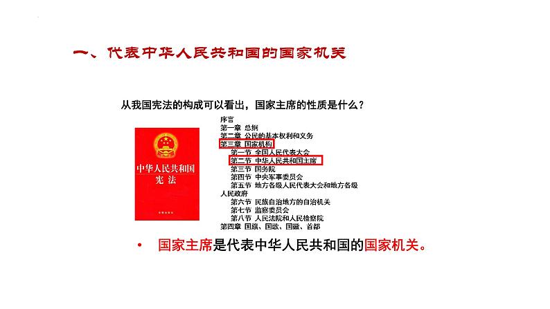 6.2 中华人民共和国主席 课件-2022-2023学年部编版道德与法治八年级下册 (2)第4页