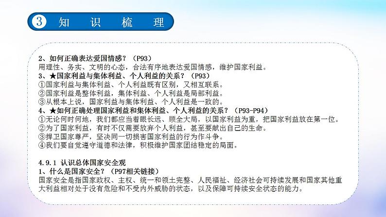 中考道德与法治一轮复习考点讲解与训练课件 维护国家利益（含答案）第7页