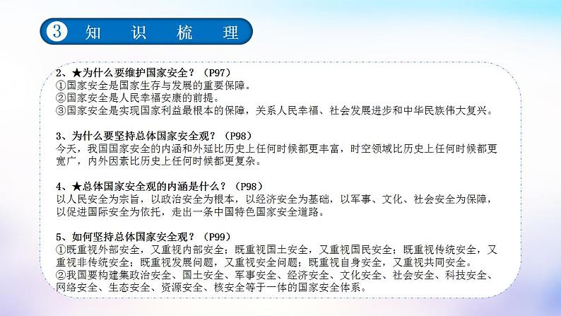 中考道德与法治一轮复习考点讲解与训练课件 维护国家利益（含答案）第8页