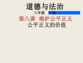 部编版八年级道德与法治下册--8.1公平正义的价值（课件）