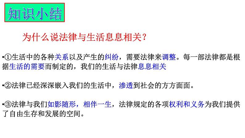 部编版七年级道德与法治下册--9.1生活需要法律（课件4）第6页