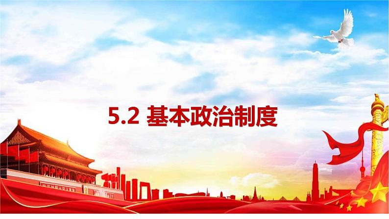 5.2 基本政治制度 课件-2022-2023学年部编版道德与法治八年级下册01