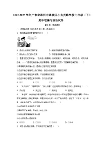 2022-2023学年广东省惠州市惠城区小金茂峰学校七年级（下）期中道德与法治试卷（含解析）