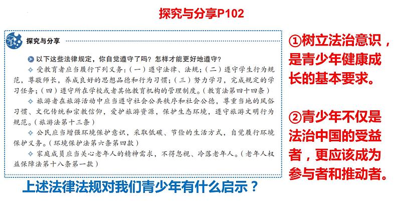 10.2 我们与法律同行 课件-2022-2023学年部编版道德与法治七年级下册 (1)第8页