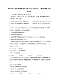 2022-2023学年河南省洛阳市伊川县八年级（下）期中道德与法治试卷（含解析）