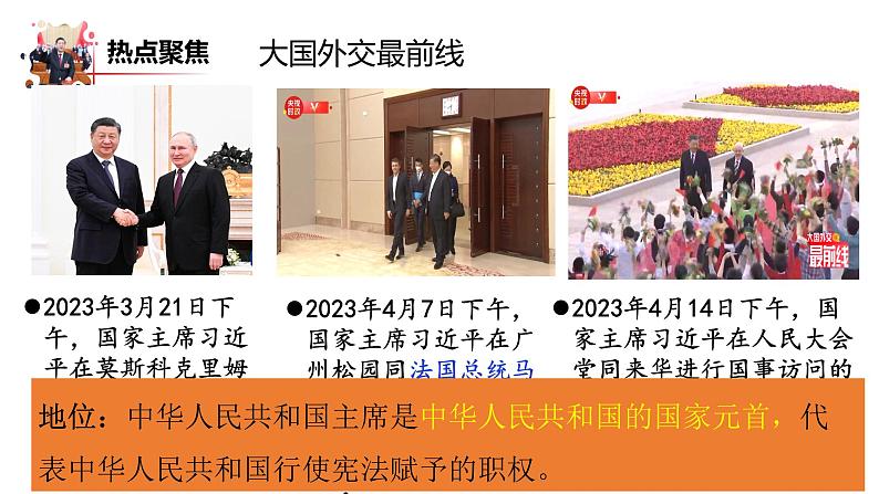 6.2 中华人民共和国主席 课件-2022-2023学年部编版道德与法治八年级下册04