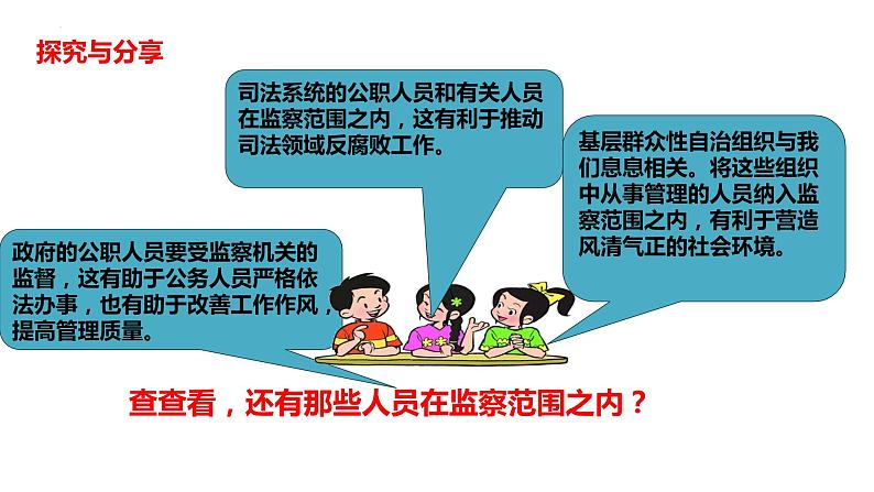 6.4 国家监察机关 课件 -2022-2023学年部编版道德与法治八年级下册第7页