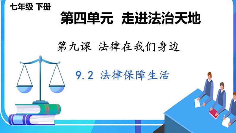 9.2 法律保障生活（课件）第1页