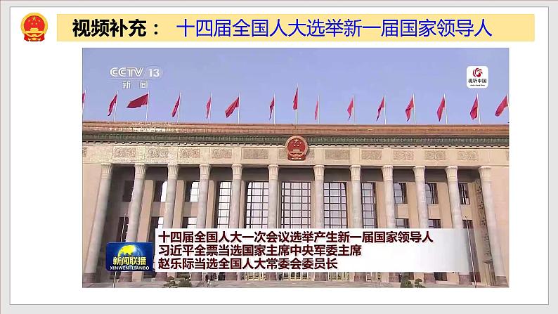 6.2 中华人民共和国主席（教学课件） 八年级道德与法治下册（部编版）第3页
