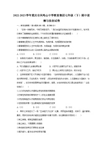 2022-2023学年重庆市凤鸣山中学教育集团七年级（下）期中道德与法治试卷（含解析）