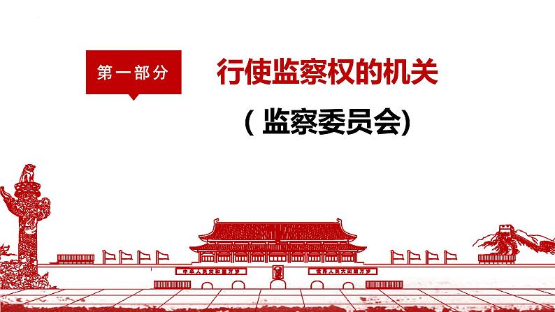 6.4 国家监察机关 课件-2022-2023学年部编版道德与法治八年级下册第3页