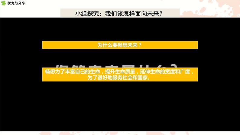 部编九下道法7.2走向未来课件06