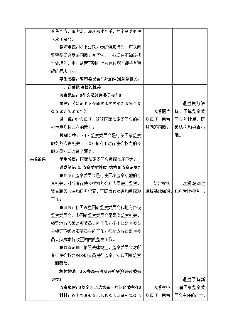 2023年部编版八年级道德与法治下册6.4 国家监察机关 课件（含视频）+教案+导学案+同步练习含解析卷+素材）02