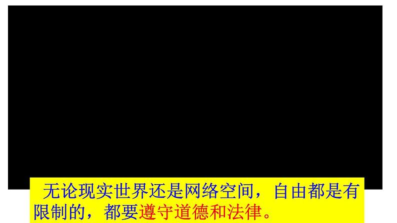 第七课 尊重自由平等 1 自由的真谛与追求课件第7页