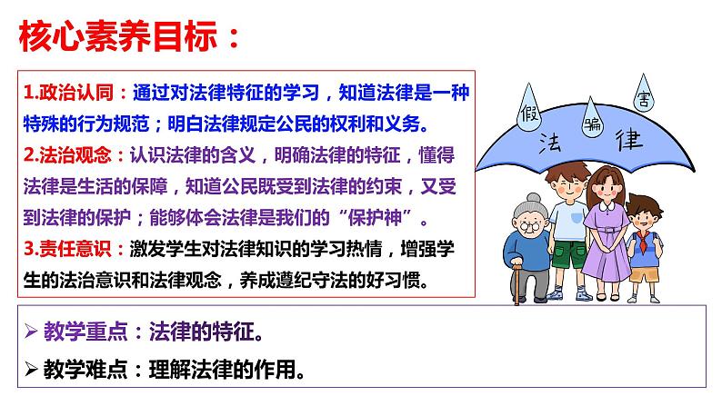 2022-2023学年部编版道德与法治七年级下册9.2 法律保障生活 课件第2页