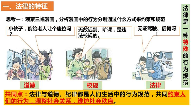 2022-2023学年部编版道德与法治七年级下册9.2 法律保障生活 课件第5页