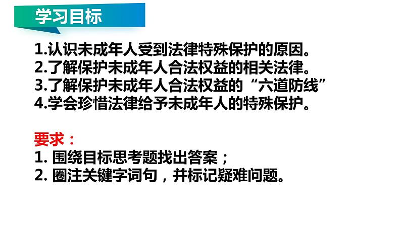 2022-2023学年部编版道德与法治七年级下册10.1 法律为我们护航 课件02