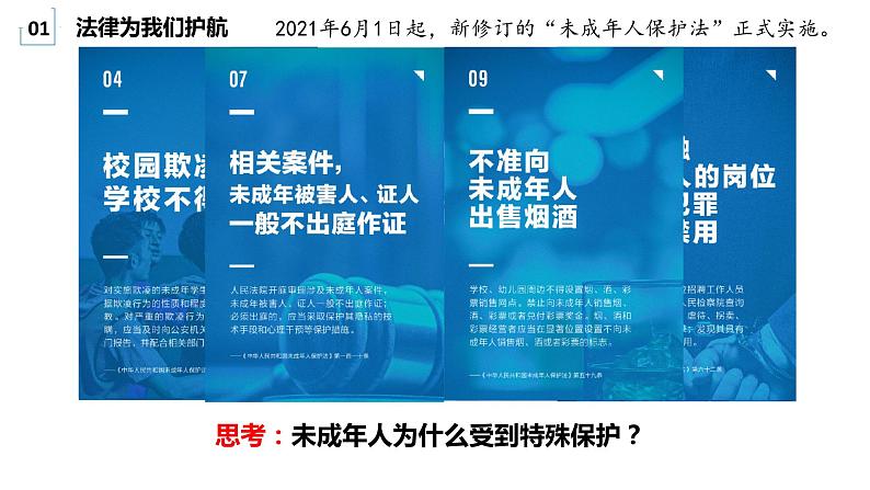 2022-2023学年部编版道德与法治七年级下册10.1 法律为我们护航 课件07