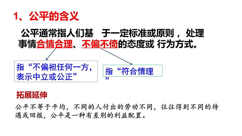 8.1+公平正义的价值+课件-2022-2023学年部编版道德与法治八年级下册 (1)06