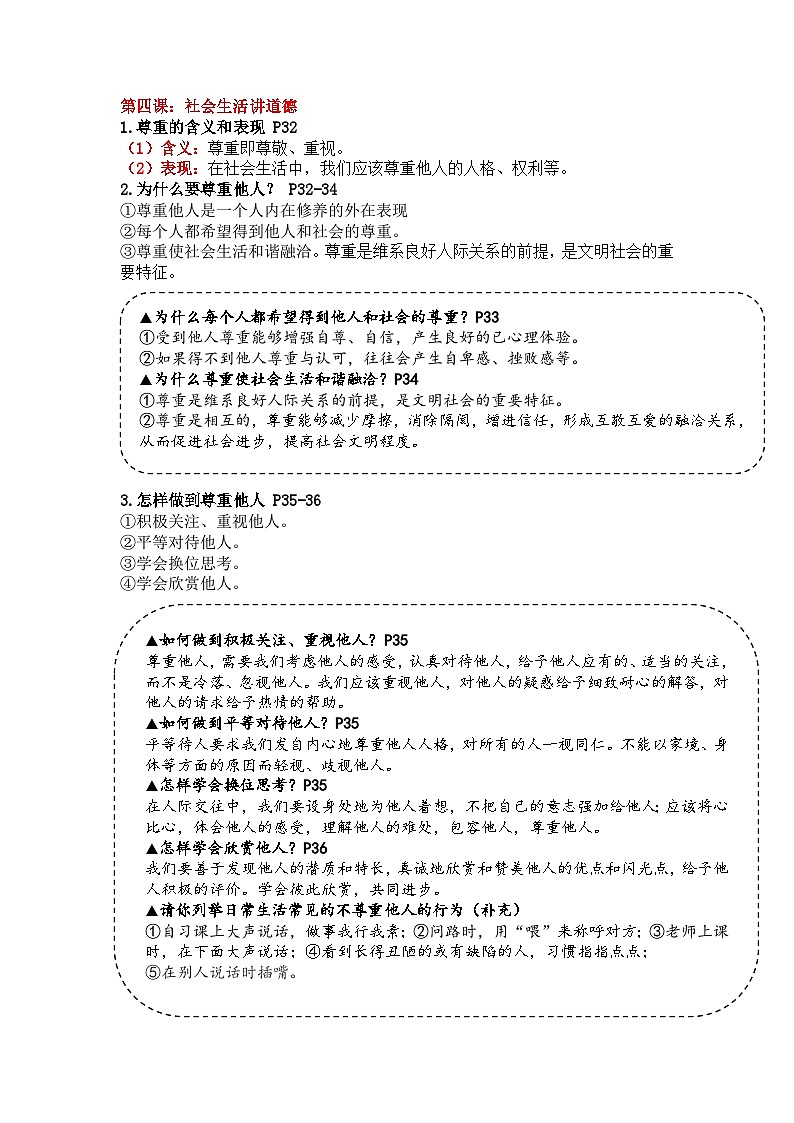 【期末复习】八上第二单元 遵守社会规则——初中道德与法治单元知识点梳理（部编版）03