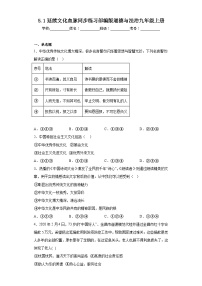 人教部编版九年级上册延续文化血脉当堂达标检测题