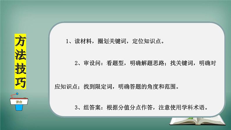 应试技能精讲+提升训练（非选择题）-中考道德与法治考前干货必备速递（部编版）课件PPT第3页