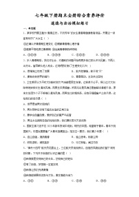 期末全册综合素养评价试题-2022-2023学年部编版道德与法治七年级下册