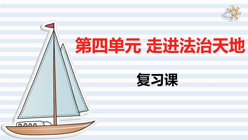 第四单元 走进法治天地 复习课件第1页